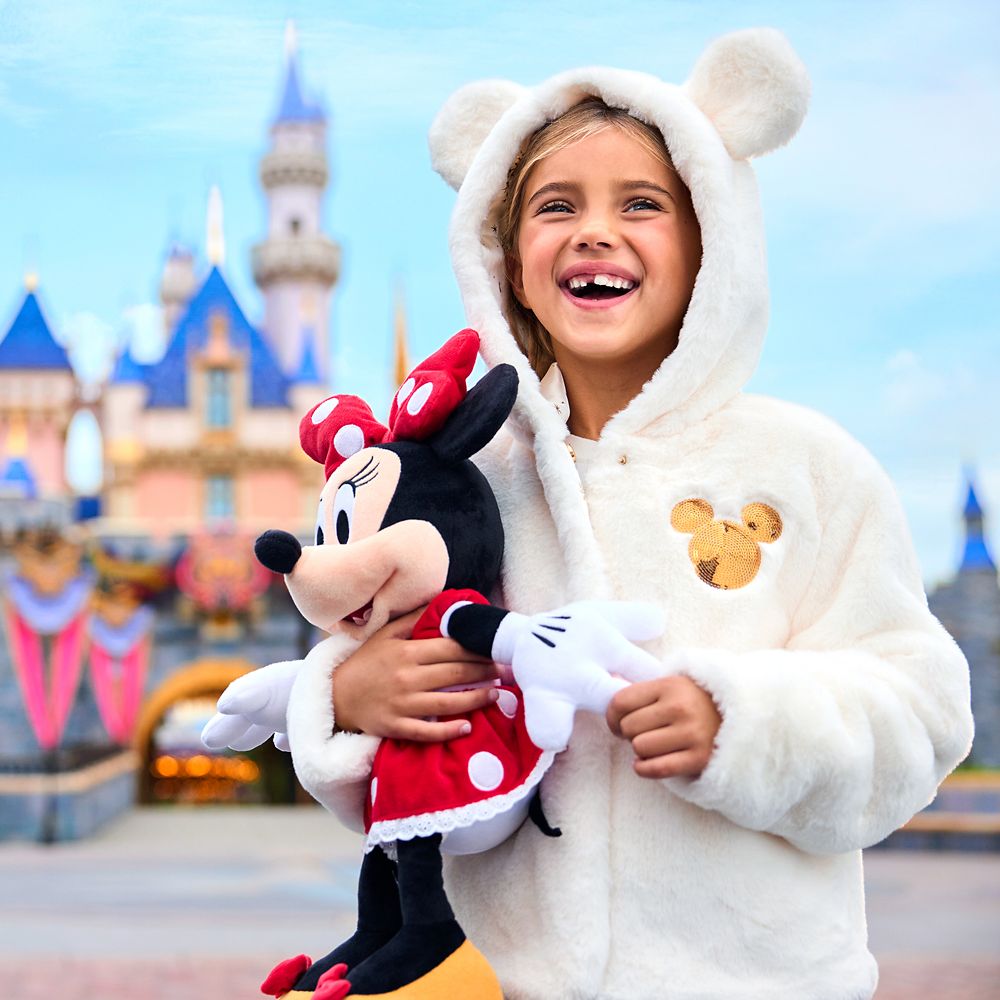 Mickey Mouse Faux Fur Holiday Coat for Kids