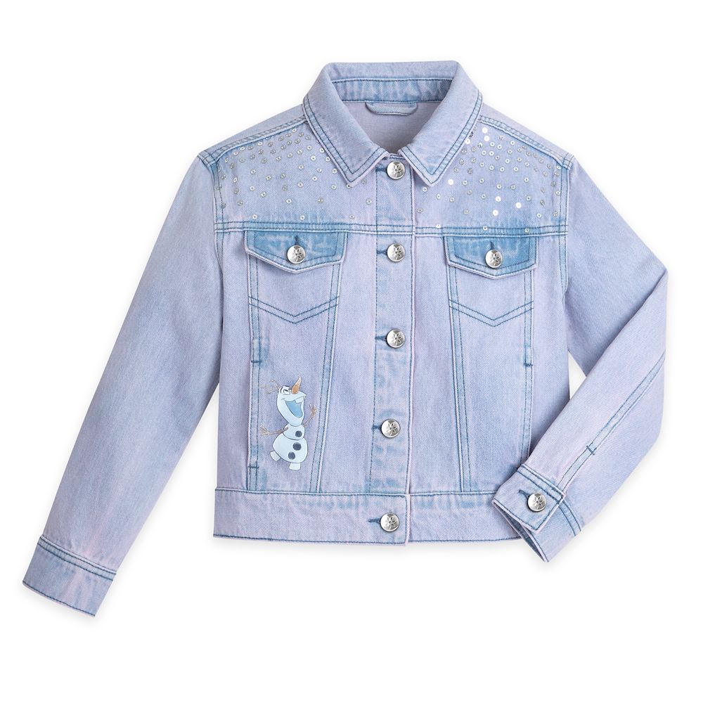 Frozen Denim Jacket for Girls