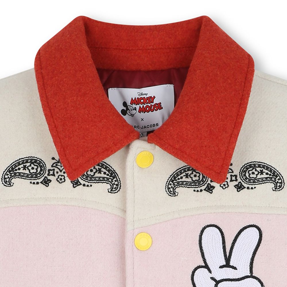 Mickey Mouse Varsity Jacket for Kids by Marc Jacobs &ndash; Red/Pink