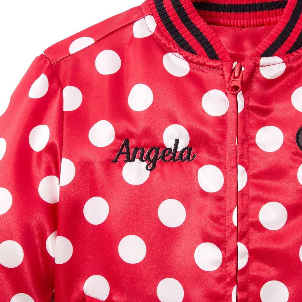 Minnie Mouse Bomber Jacket for Girls &ndash; Personalized