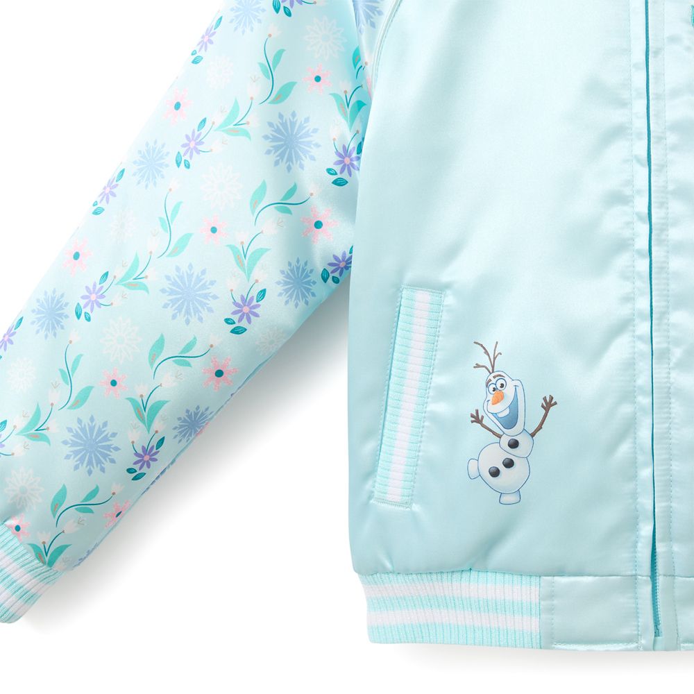Anna and Elsa Bomber Jacket for Girls &ndash; Frozen &ndash; Personalized