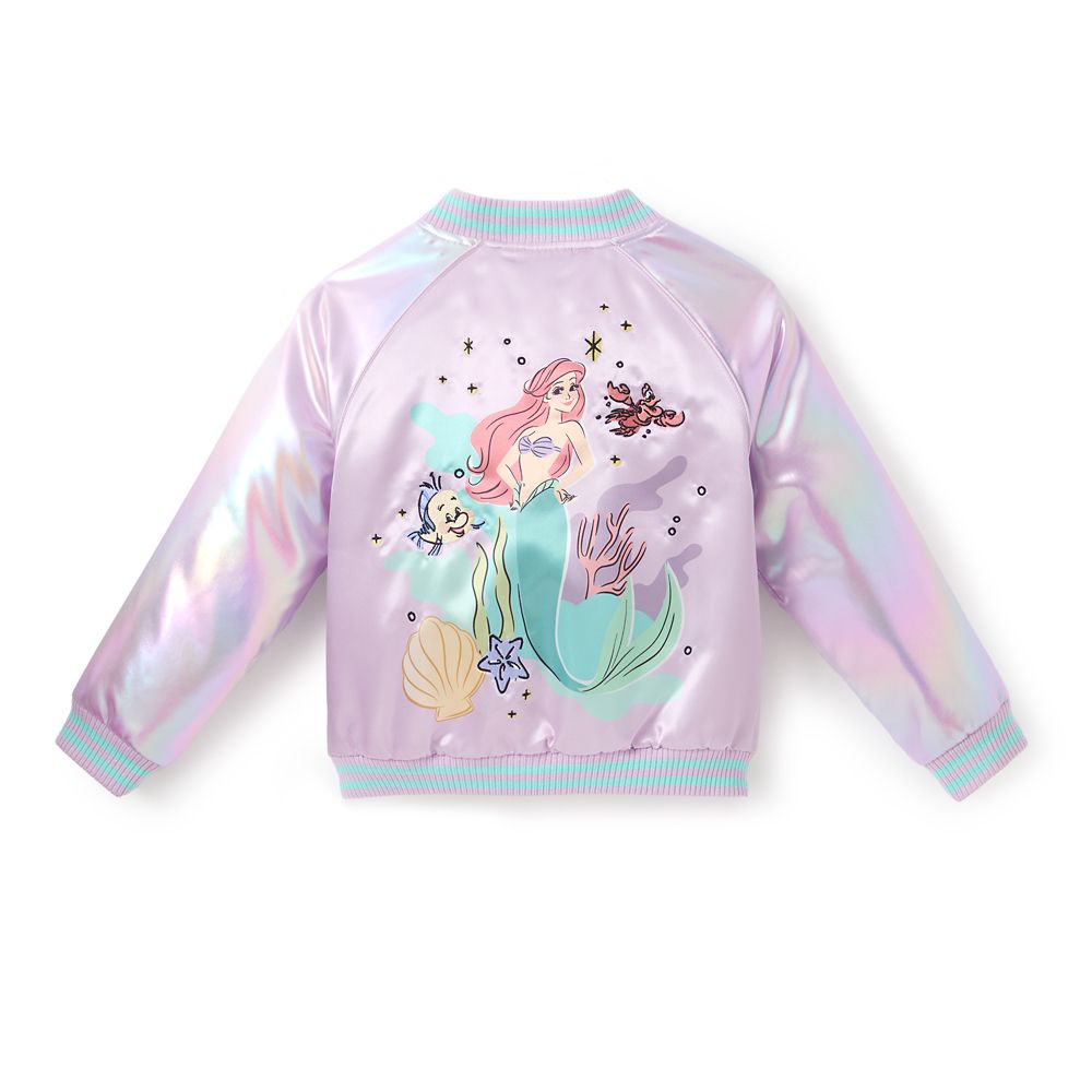 Ariel Bomber Jacket for Girls &ndash; The Little Mermaid &ndash; Personalized