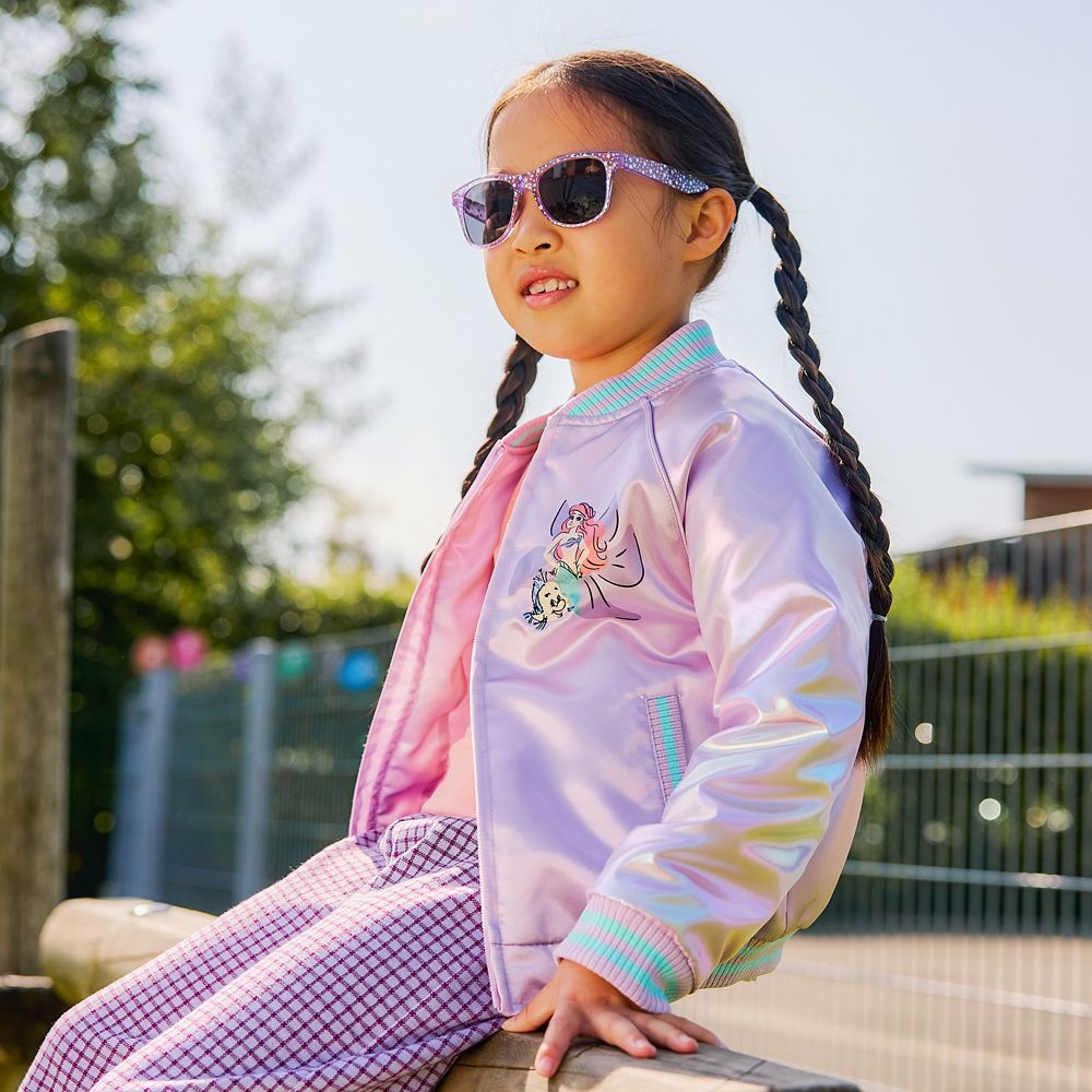Ariel Bomber Jacket for Girls &ndash; The Little Mermaid &ndash; Personalized