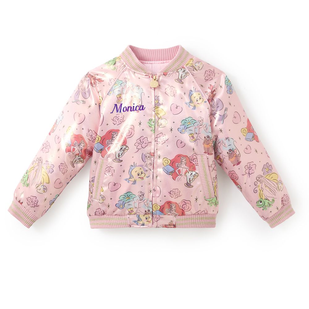 Disney Princess Bomber Jacket for Girls &ndash; Personalized