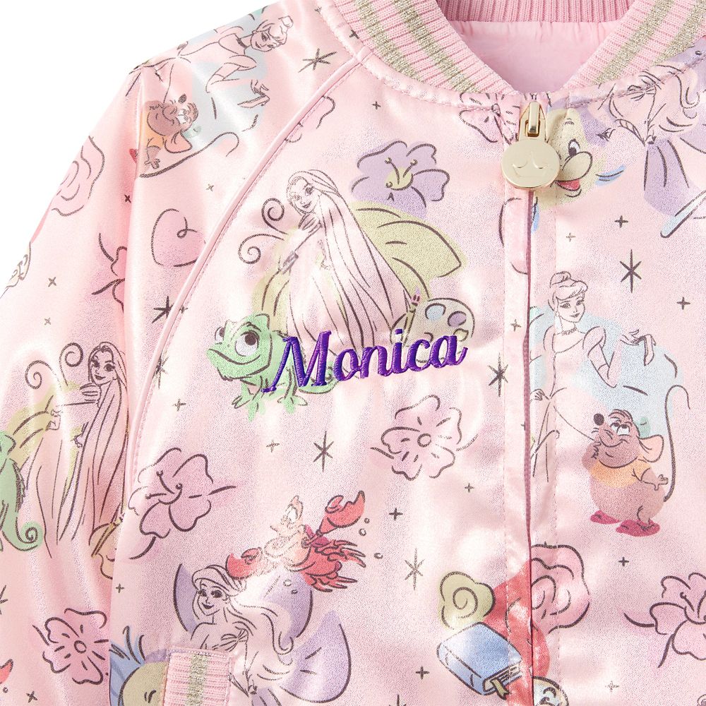 Disney Princess Bomber Jacket for Girls &ndash; Personalized