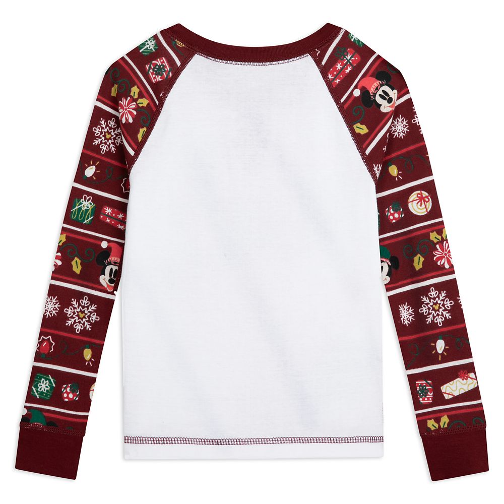 Mickey and Minnie Mouse Holiday Family Matching Sleep Set for Girls &ndash; Knit