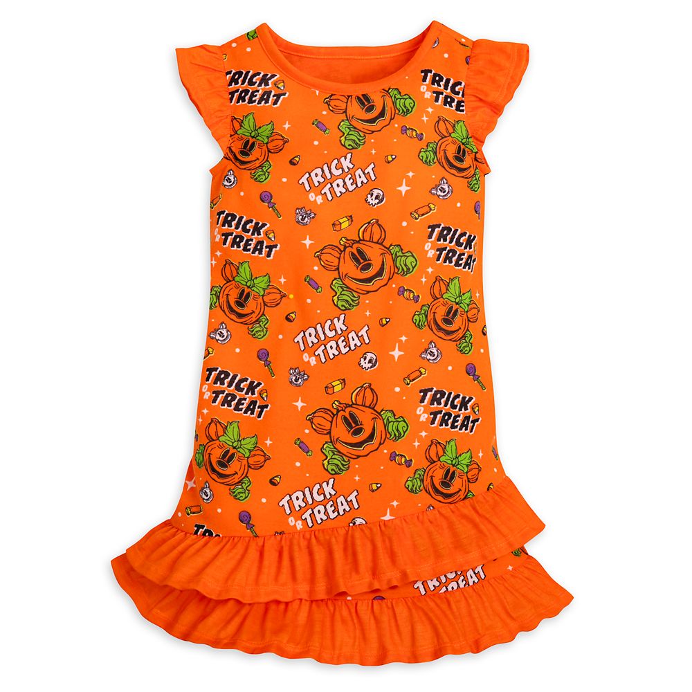 Mickey and Minnie Mouse Halloween Glow-in-the-Dark Nightshirt for Girls
