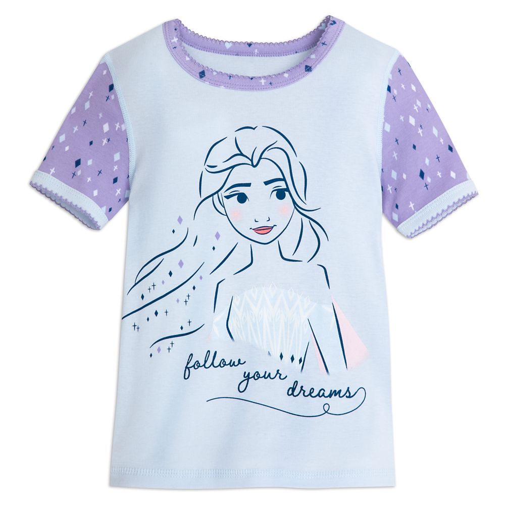 Elsa PJ PALS Short Set for Kids - Frozen