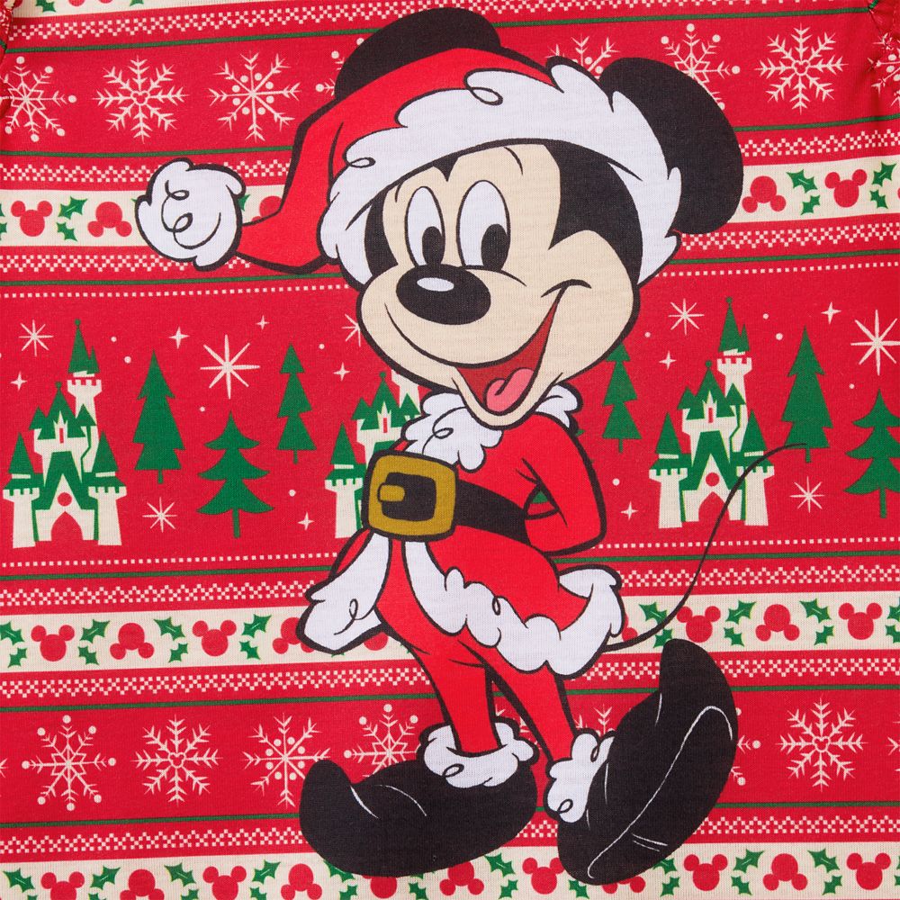 Santa Mickey Mouse Holiday Nightshirt for Girls