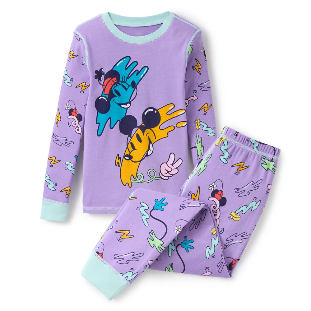 Mickey and Minnie Mouse Pop Art PJ Pals for Kids Official shopDisney