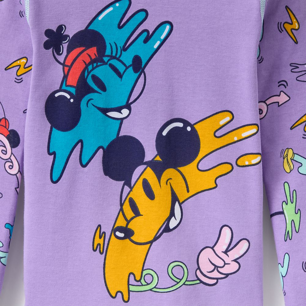 Mickey and Minnie Mouse Pop Art PJ Pals for Kids