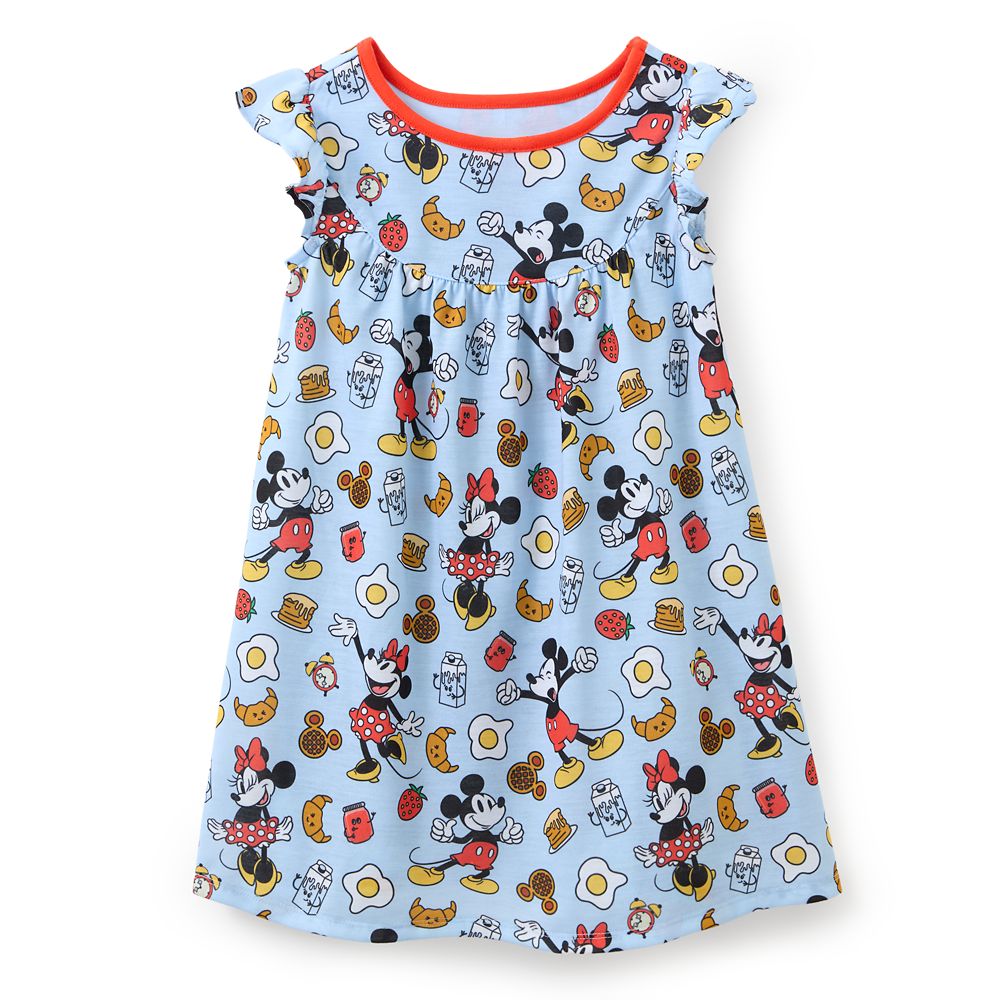 Mickey and Minnie Mouse Breakfast Nightshirt for Kids