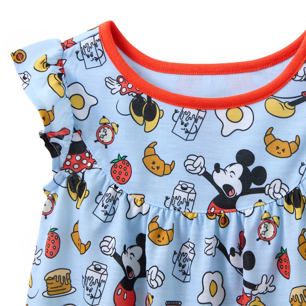Mickey and Minnie Mouse Breakfast Nightshirt for Kids