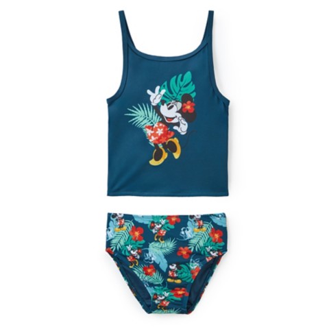 Детские купальники Disney Minnie Mouse Two-Piece Tropical Swimsuit for Girls