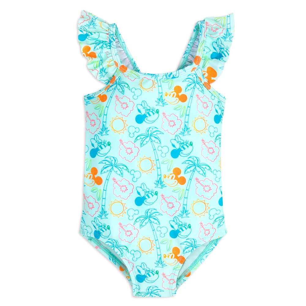 Mickey and Minnie Mouse Swimsuit for Baby