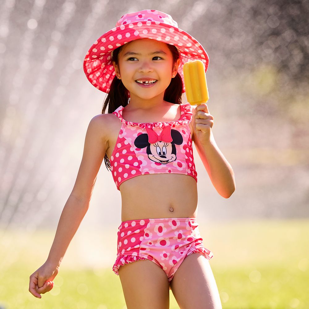Minnie Mouse Deluxe Swimsuit Set for Girls