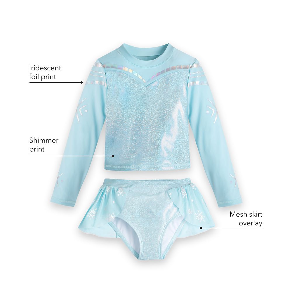 Elsa Swimsuit for Girls - Two-Piece - Frozen