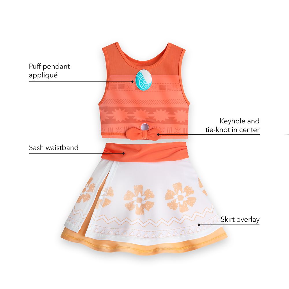 Moana Deluxe Swimsuit for Girls