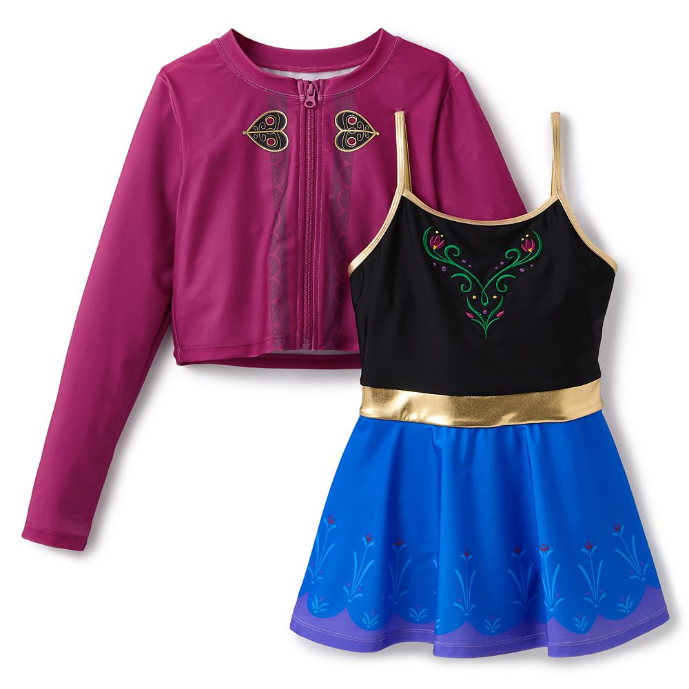 Anna Swimwear Set for Girls &ndash; Two-Piece &ndash; Frozen