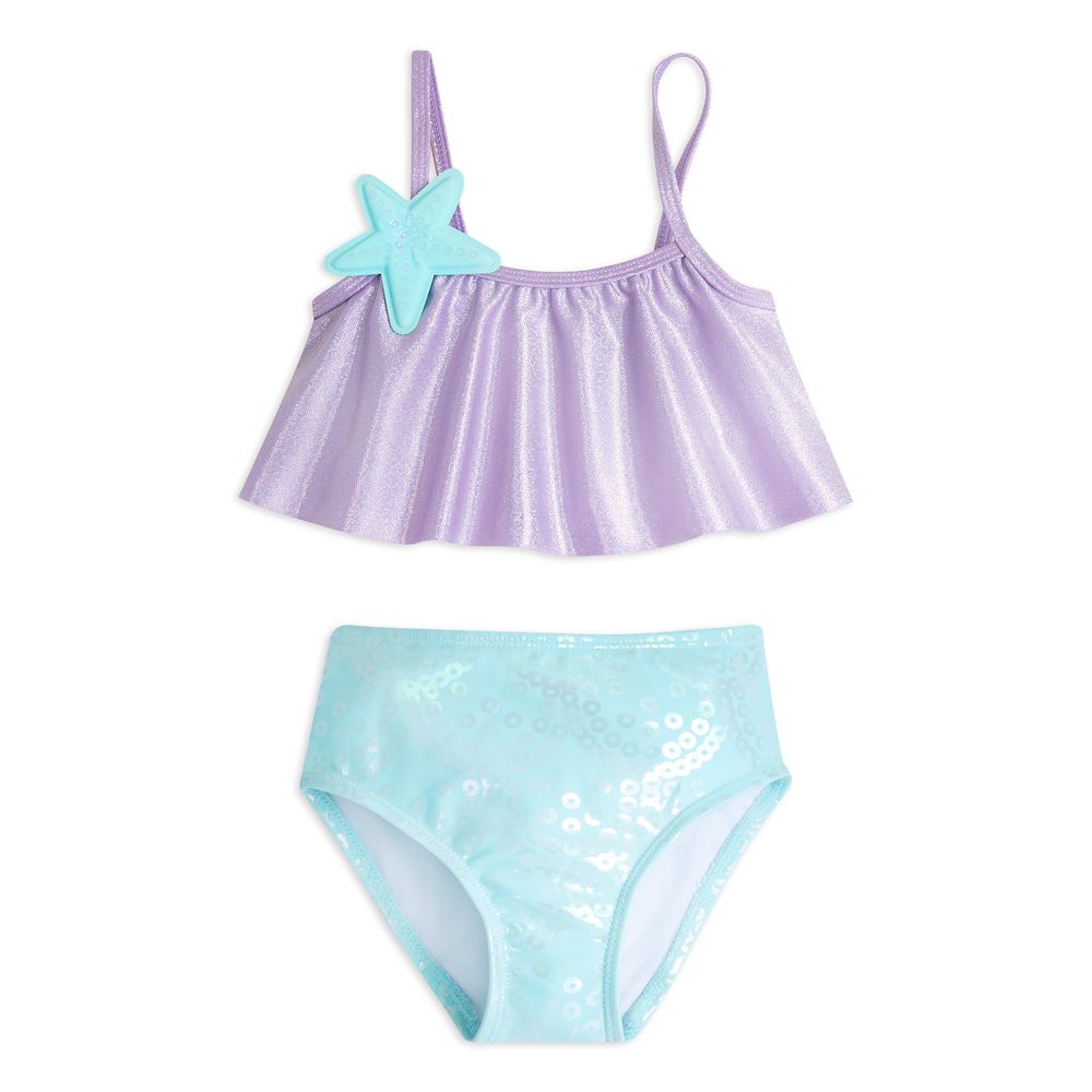 Ariel Deluxe Swimsuit Set for Girls &ndash; The Little Mermaid
