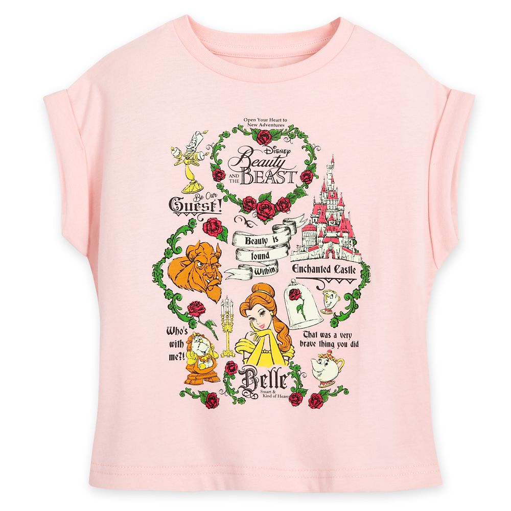 Beauty and the Beast Fashion T-Shirt for Girls