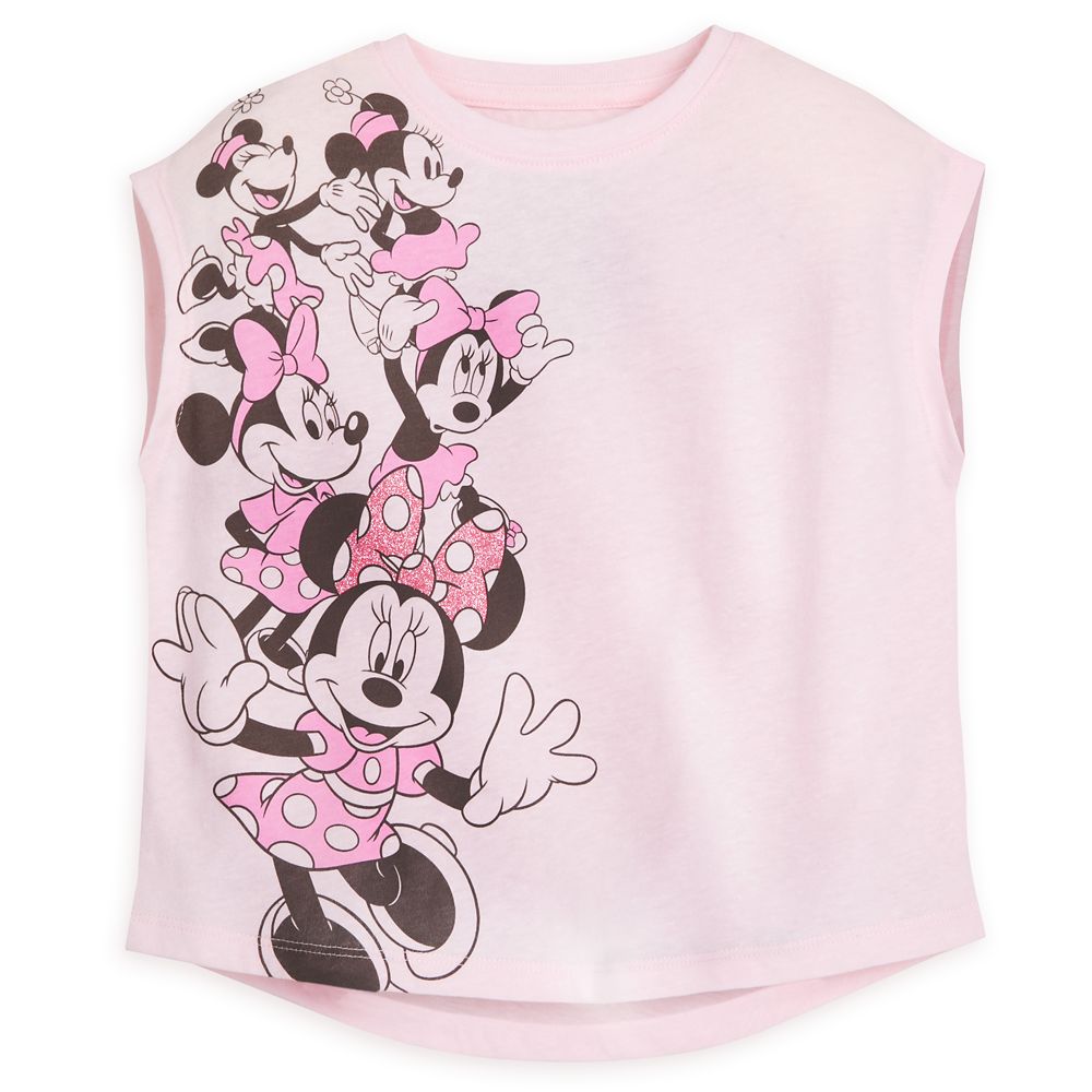 Minnie Mouse Through the Years Tank Top for Girls Pink Official shopDisney