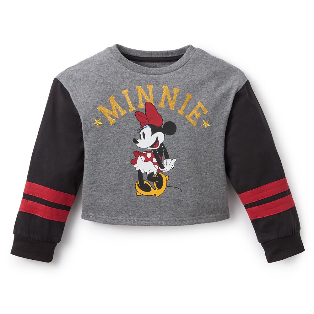 Minnie Mouse Long Sleeve Varsity T-Shirt for Girls Official shopDisney