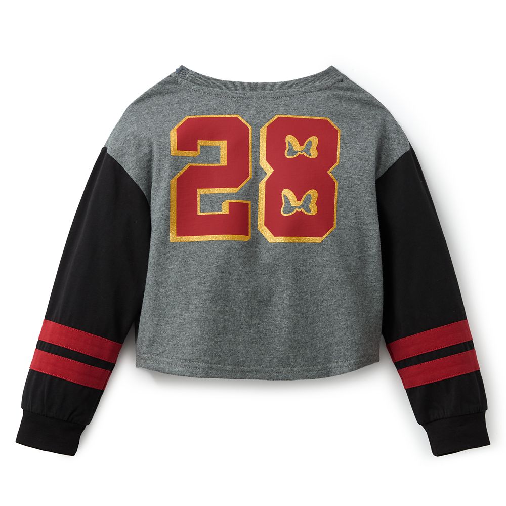 Minnie Mouse Long Sleeve Varsity T-Shirt for Girls