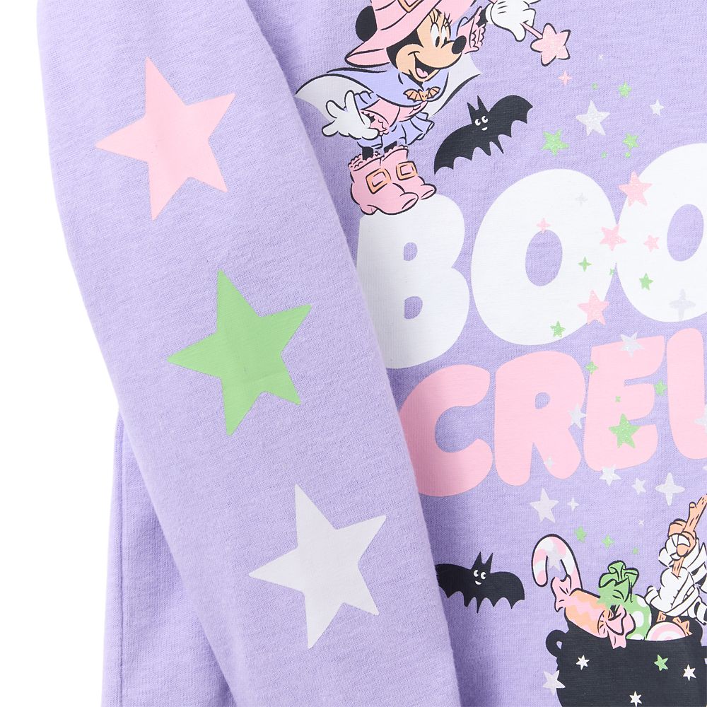 Mickey and Minnie Mouse Halloween Long Sleeve Fashion T-Shirt for Girls