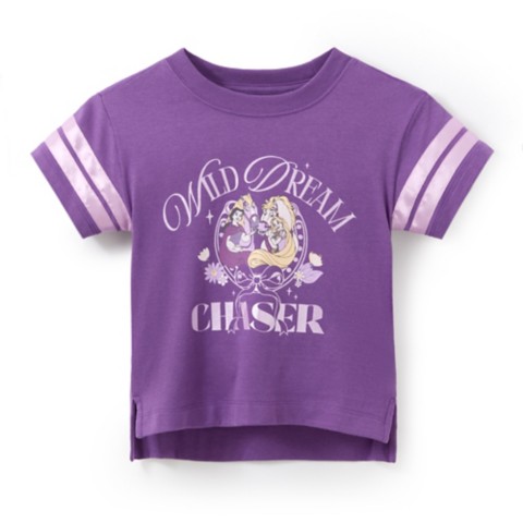 Детские футболки Disney Princess Football Jersey Fashion T-Shirt for Girls