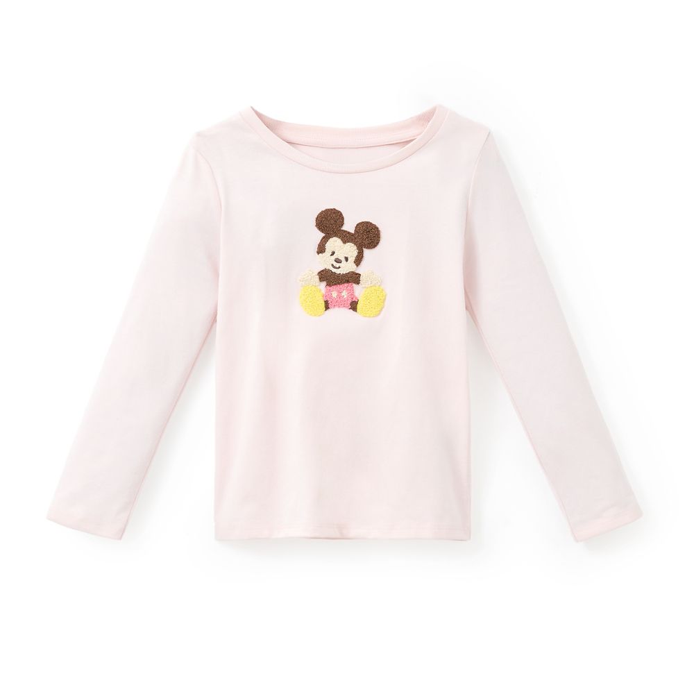 Mickey Mouse Chenille Appliqu&eacute; Long Sleeve T-Shirt for Girls