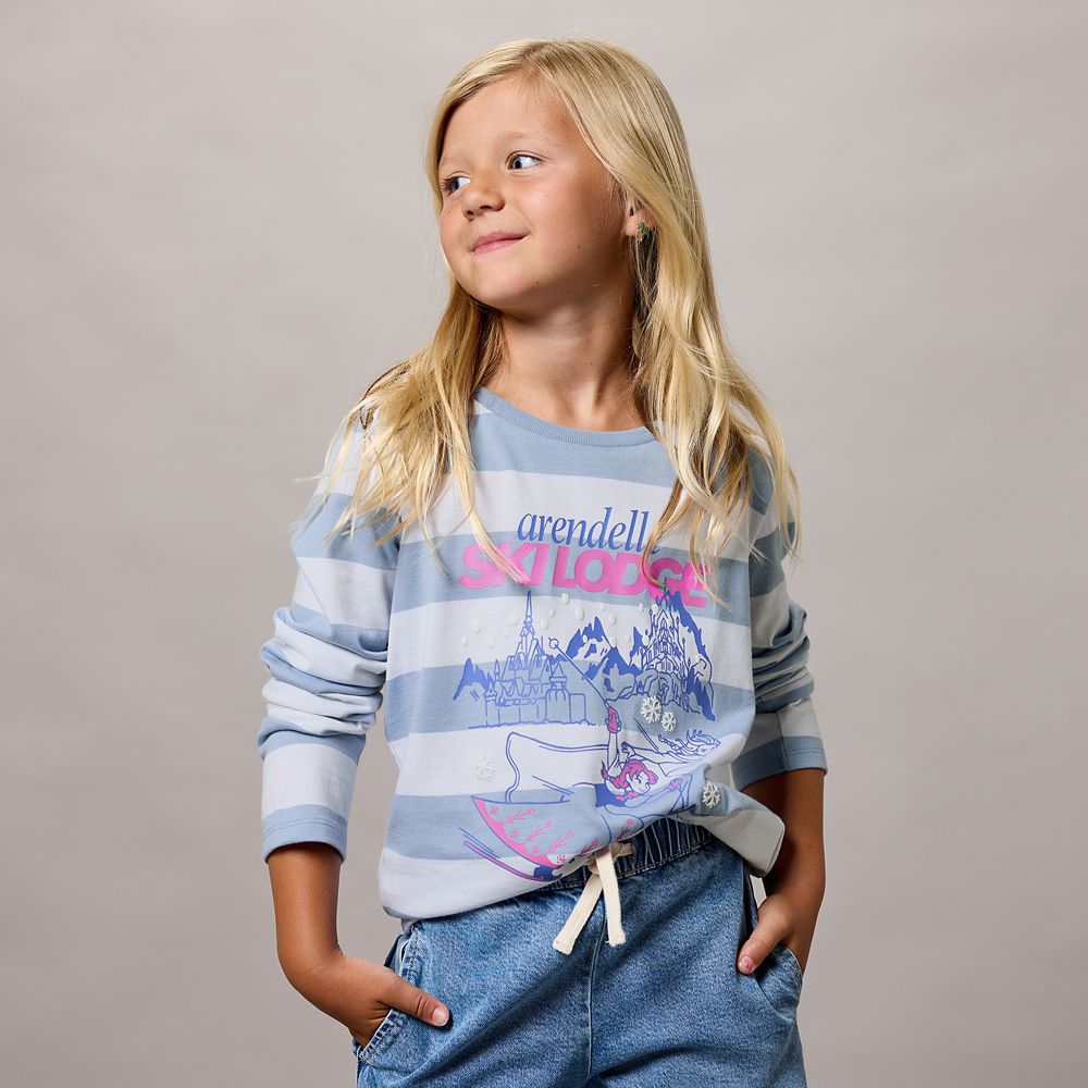 Frozen ''Arendelle Ski Lodge'' Long Sleeve T-Shirt for Girls