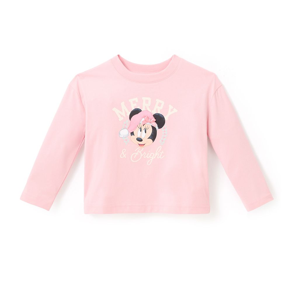 Minnie Mouse ''Merry & Bright'' Long Sleeve T-Shirt for Girls
