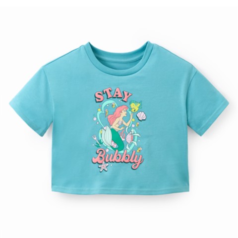 Детские футболки Disney Ariel and Flounder Fashion T-Shirt for Girls – The Little Mermaid
