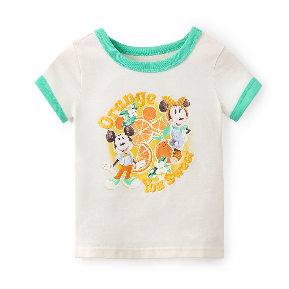 Mickey and Minnie Mouse Fashion Ringer T-Shirt for Girls