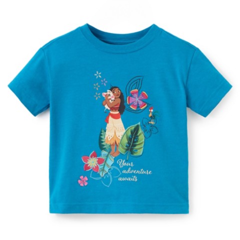 Disney Moana ''Your Adventure Awaits'' T-Shirt for Kids