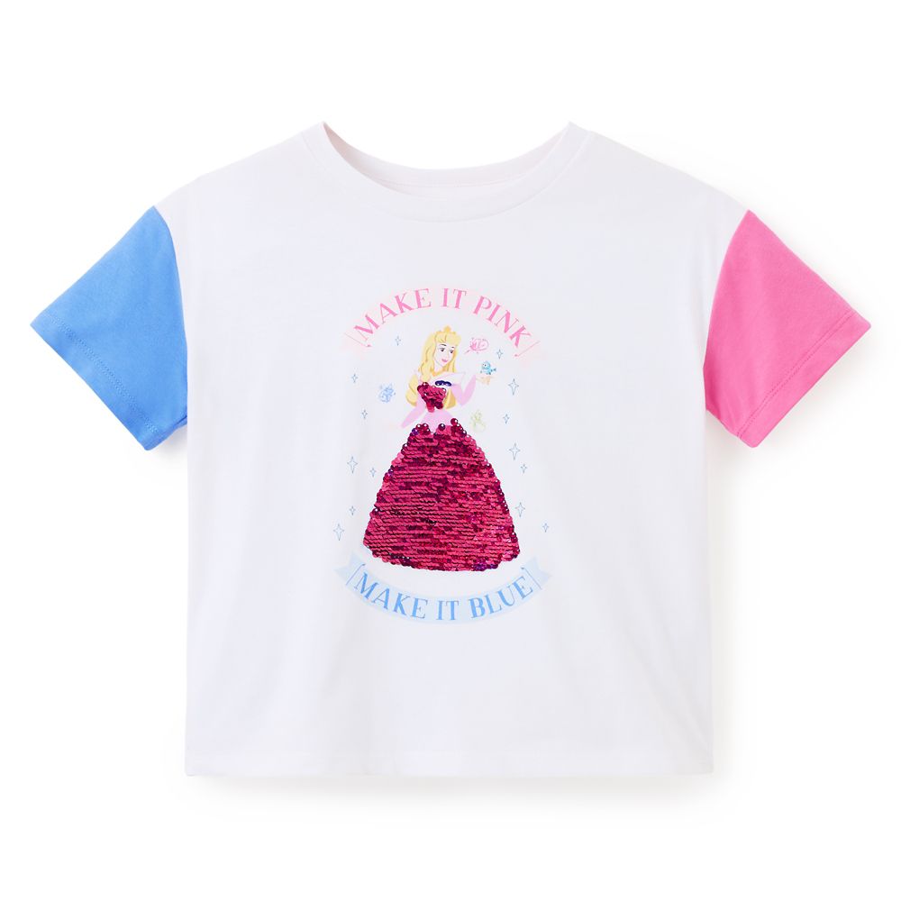 Aurora Reversible Sequin T-Shirt for Girls &ndash; Sleeping Beauty
