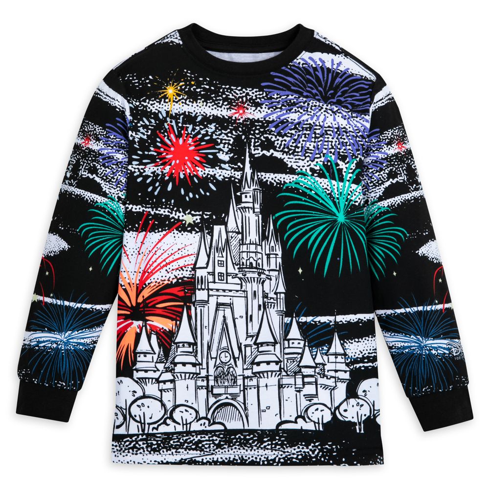 Disney white Cinderella castle icon store crewneck sweater holographic castles, xl