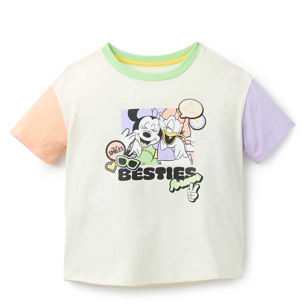 Minnie Mouse and Daisy Duck Besties Forever T-Shirt for Kids Official shopDisney