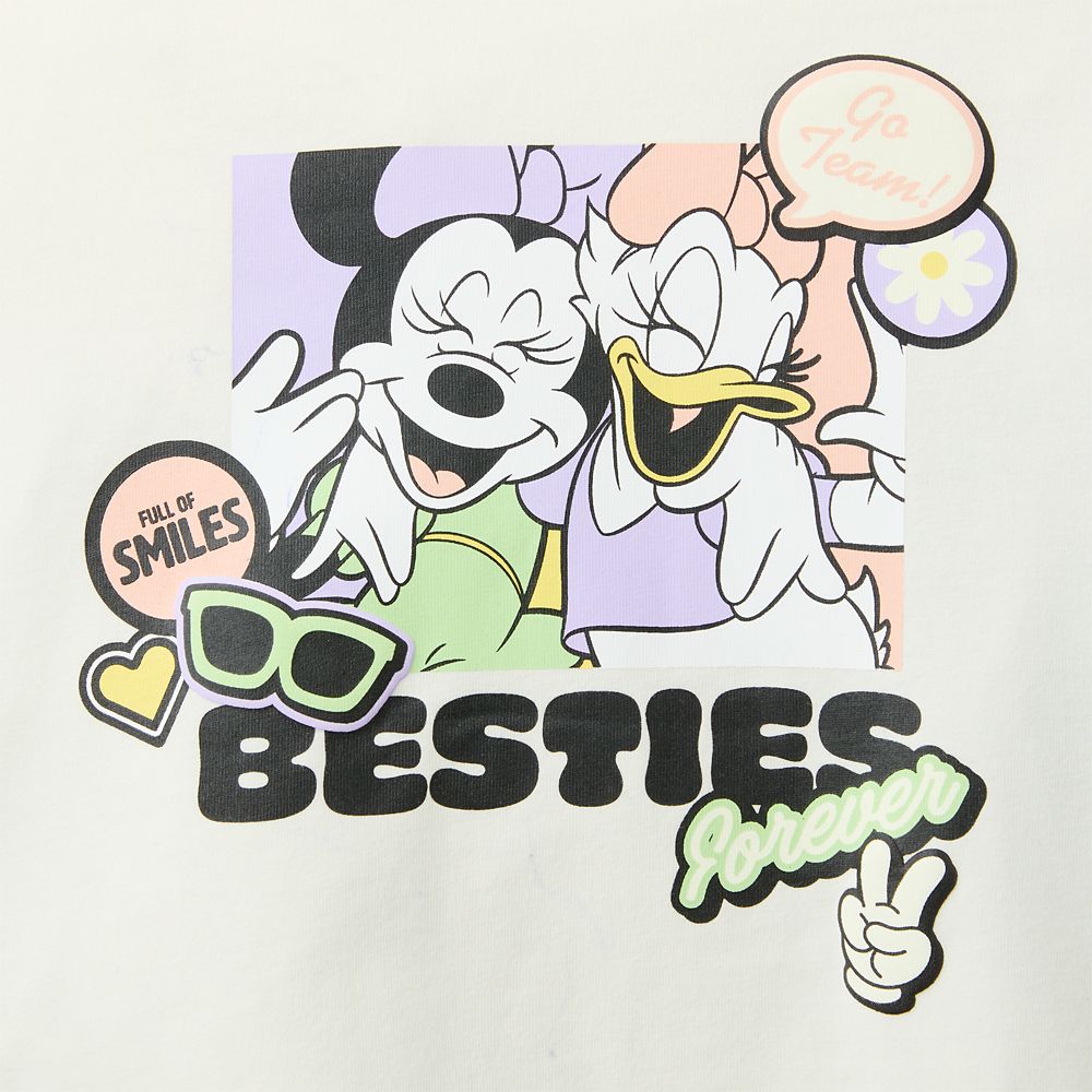 Minnie Mouse and Daisy Duck ''Besties Forever'' T-Shirt for Kids