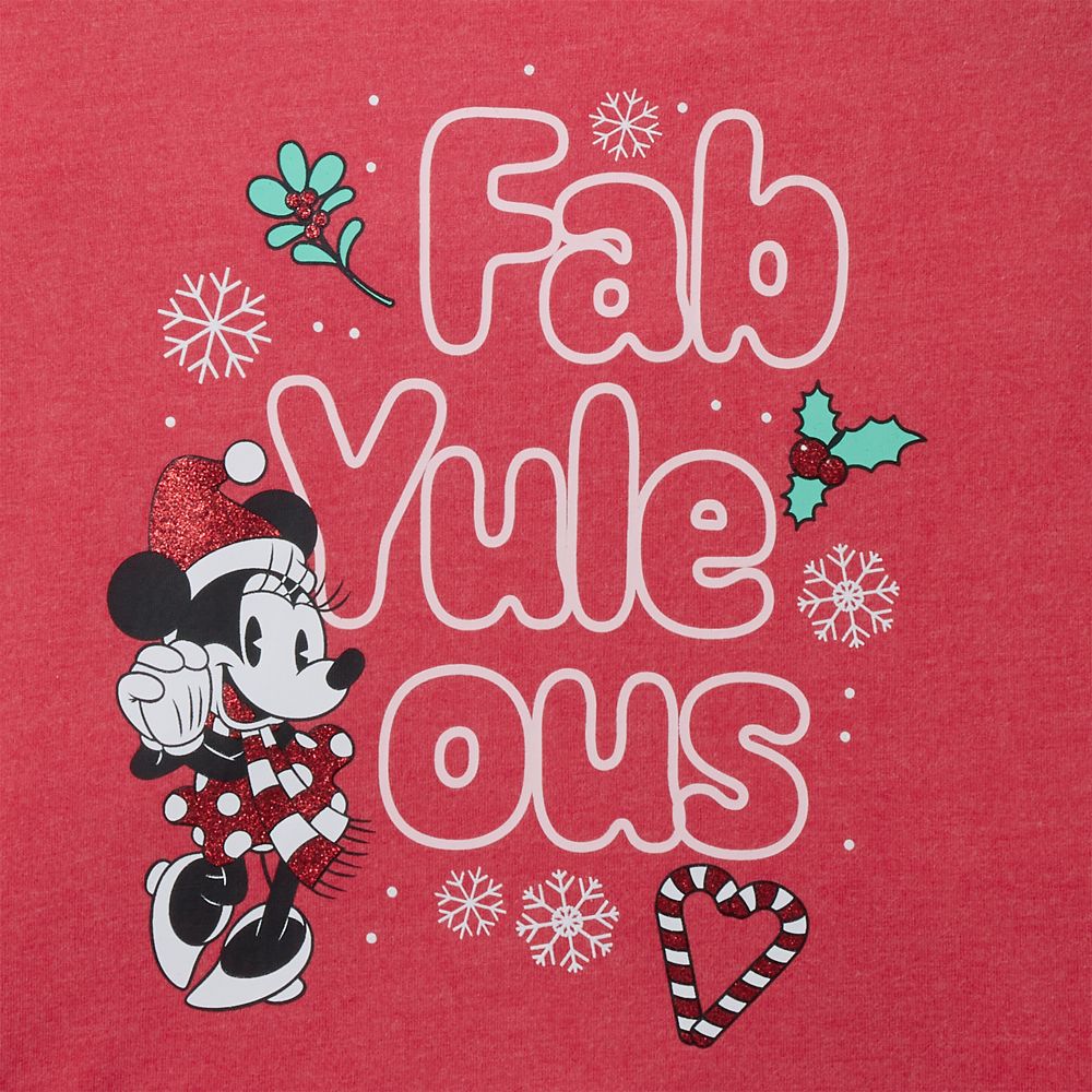 Minnie Mouse ''Fab Yule Ous'' T-Shirt for Girls