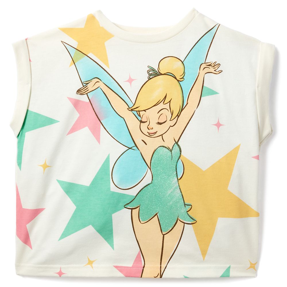 Tinker Bell Cap Sleeve T-Shirt for Girls Peter Pan Official shopDisney