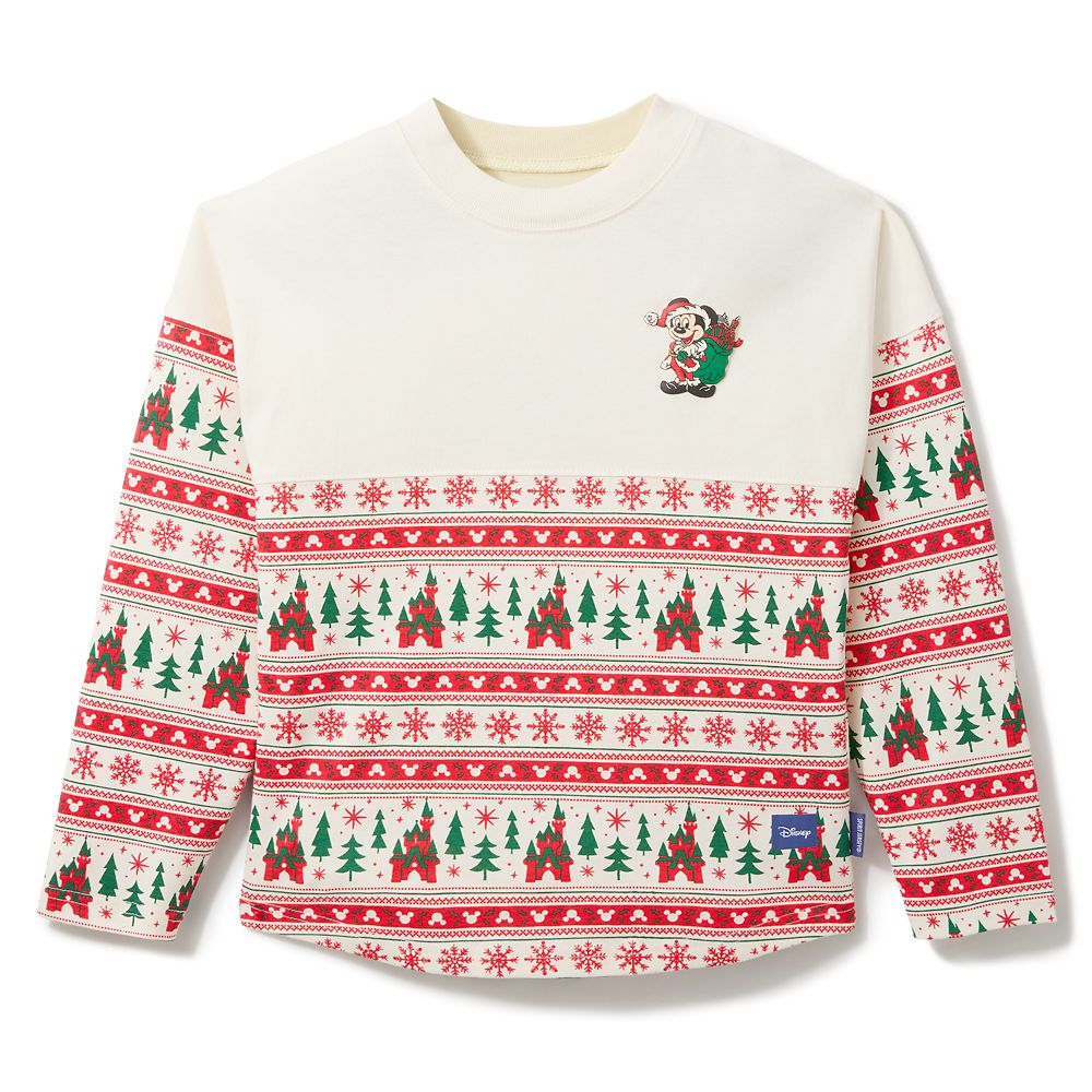 Santa Mickey Mouse Merry Christmas Fair Isle Spirit Jersey for Kids Official shopDisney
