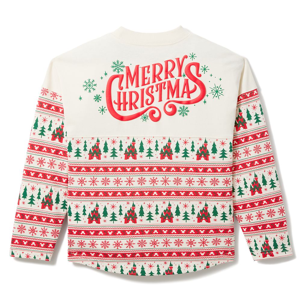 Santa Mickey Mouse ''Merry Christmas'' Fair Isle Spirit Jersey for Kids