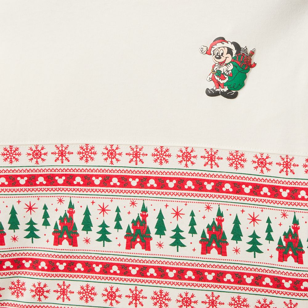 Santa Mickey Mouse ''Merry Christmas'' Fair Isle Spirit Jersey for Kids