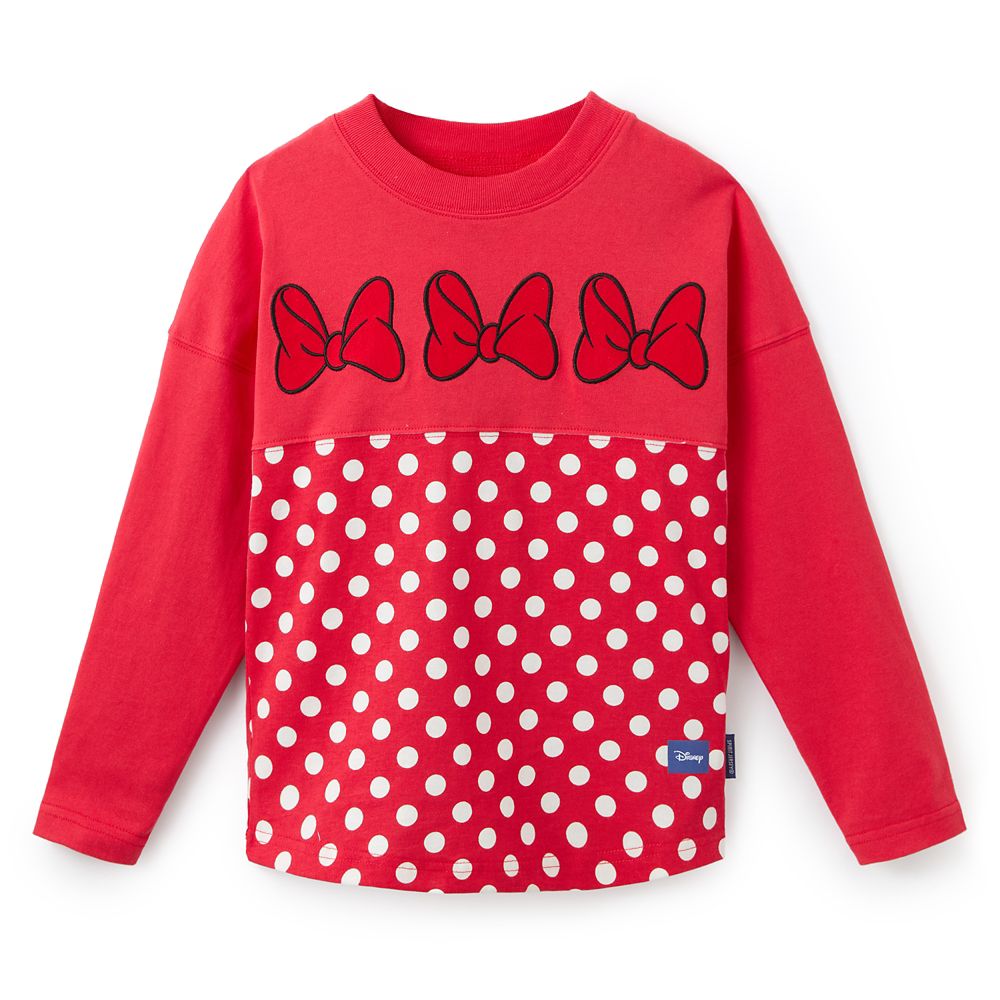Minnie Mouse Polka Dot Spirit Jersey for Kids &ndash; Customizable