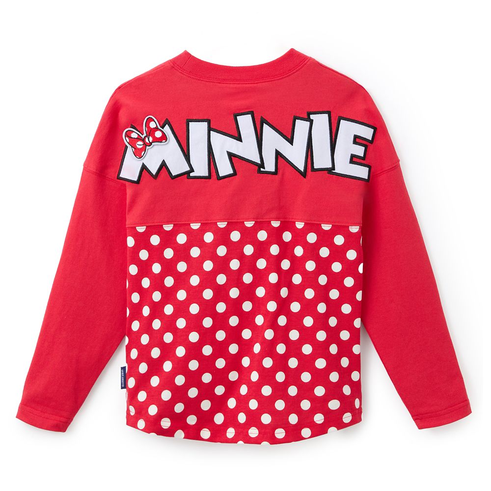 Minnie Mouse Polka Dot Spirit Jersey for Kids &ndash; Customizable