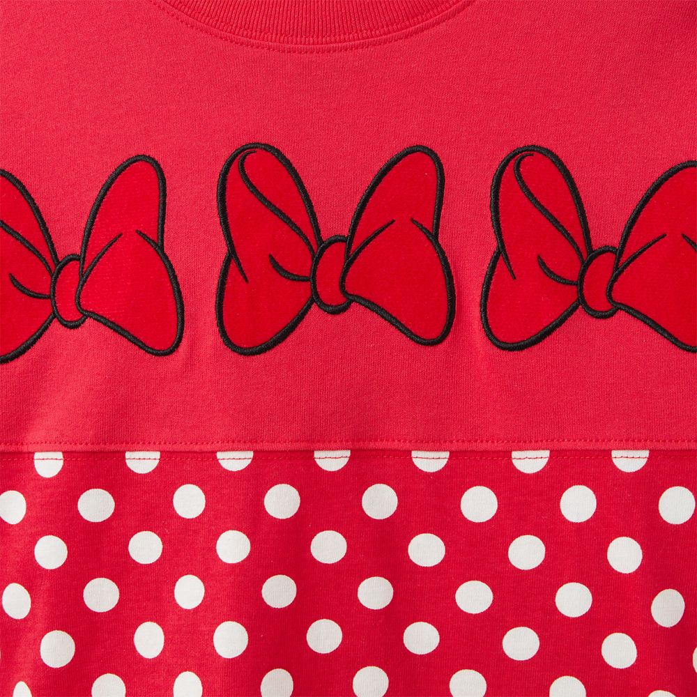 Minnie Mouse Polka Dot Spirit Jersey for Kids &ndash; Customizable