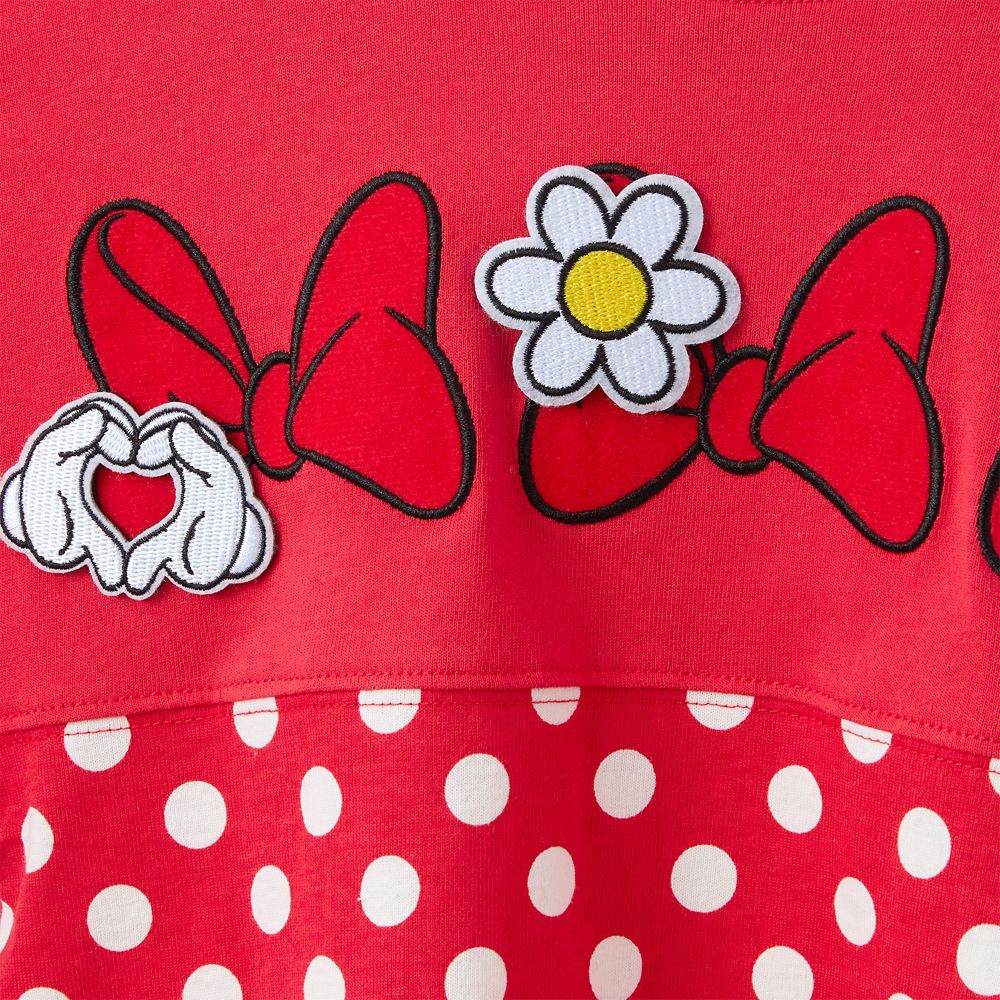 Minnie Mouse Polka Dot Spirit Jersey for Kids - Customizable