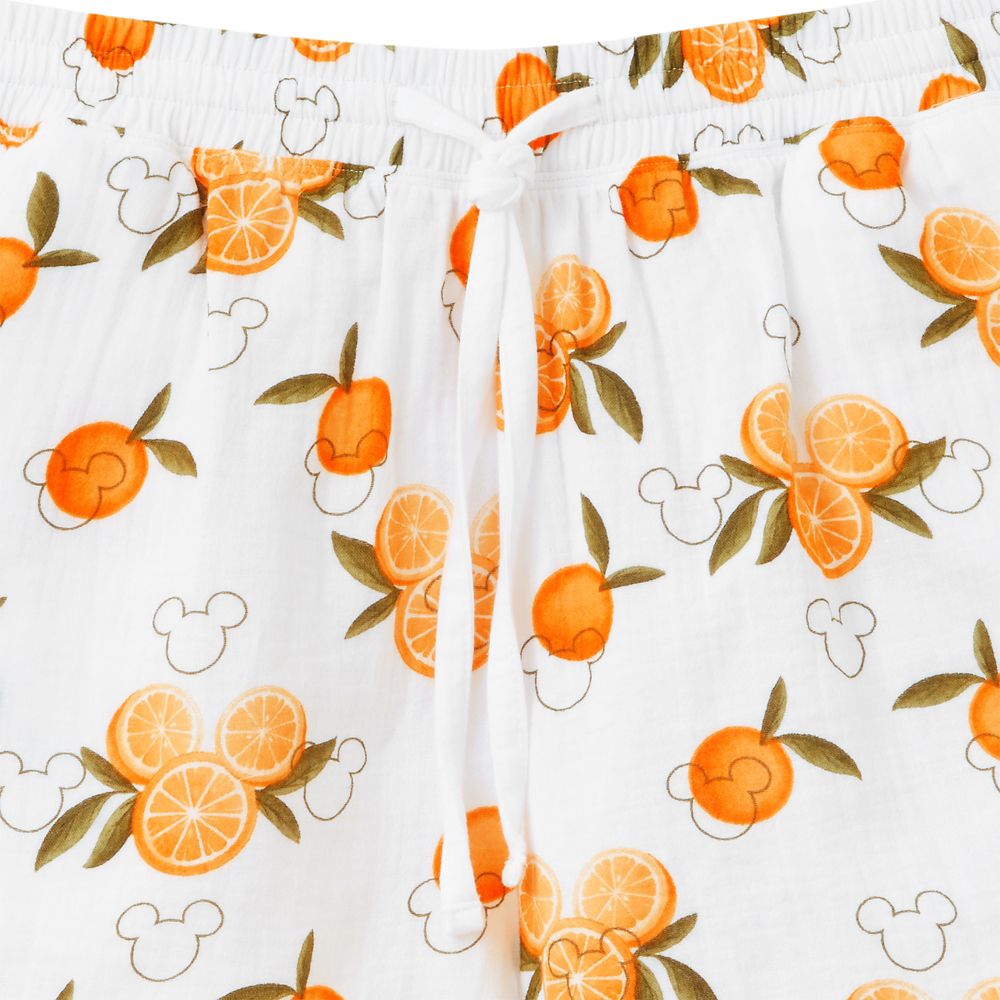 Mickey Mouse Icon Oranges Shorts for Women